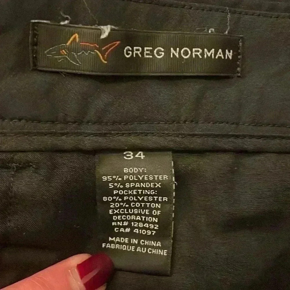 Greg Norman Everbest Black Stretch Pocket Shorts Men’s 34 - Picture 5 of 7